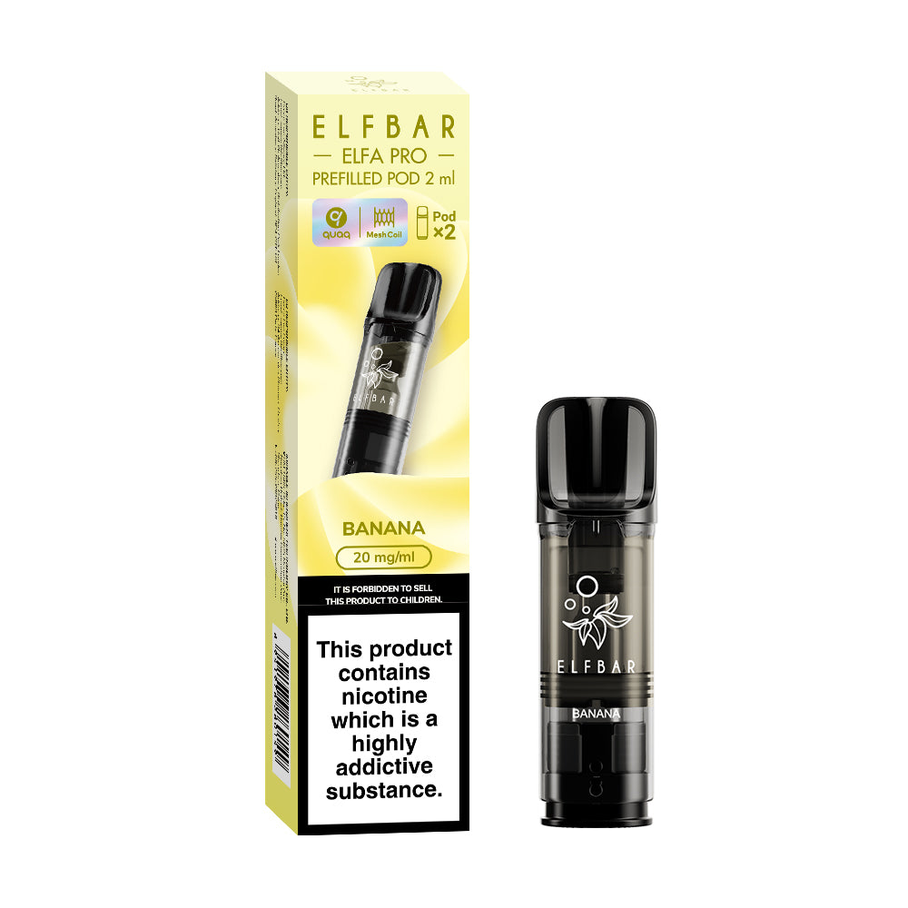 Elf Bar Elfa Pro Prefilled Pods 2pcs - Banana - Single