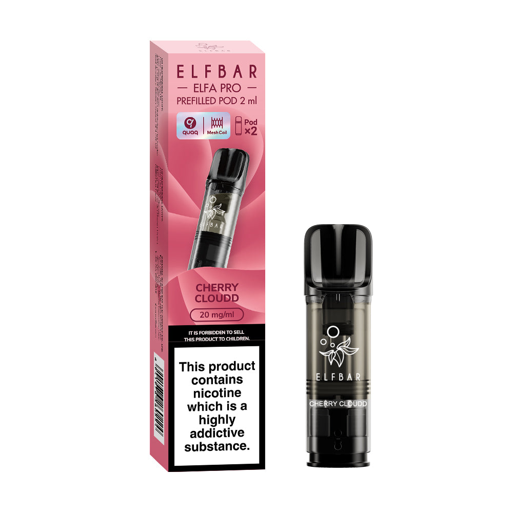 Elf Bar Elfa Pro Prefilled Pods 2pcs - Cherry Cloudd - Single