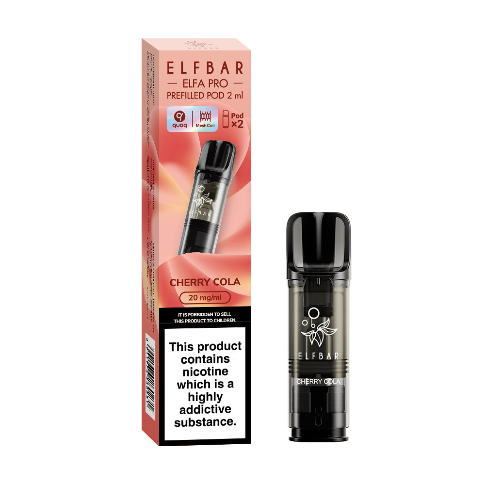 Elf Bar Elfa Pro Prefilled Pods 2pcs - Cherry Cola - Single