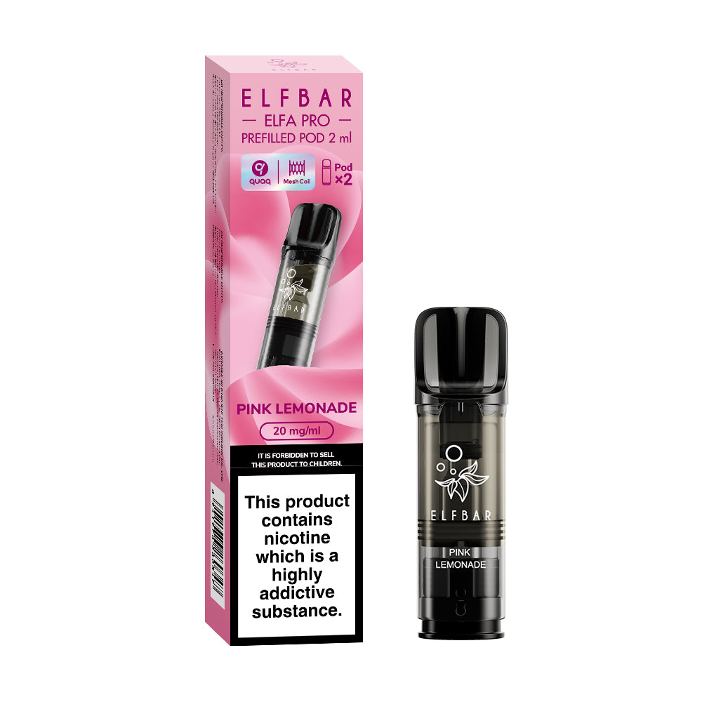 Elf Bar Elfa Pro Prefilled Pods 2pcs - Pink Lemonade - Single