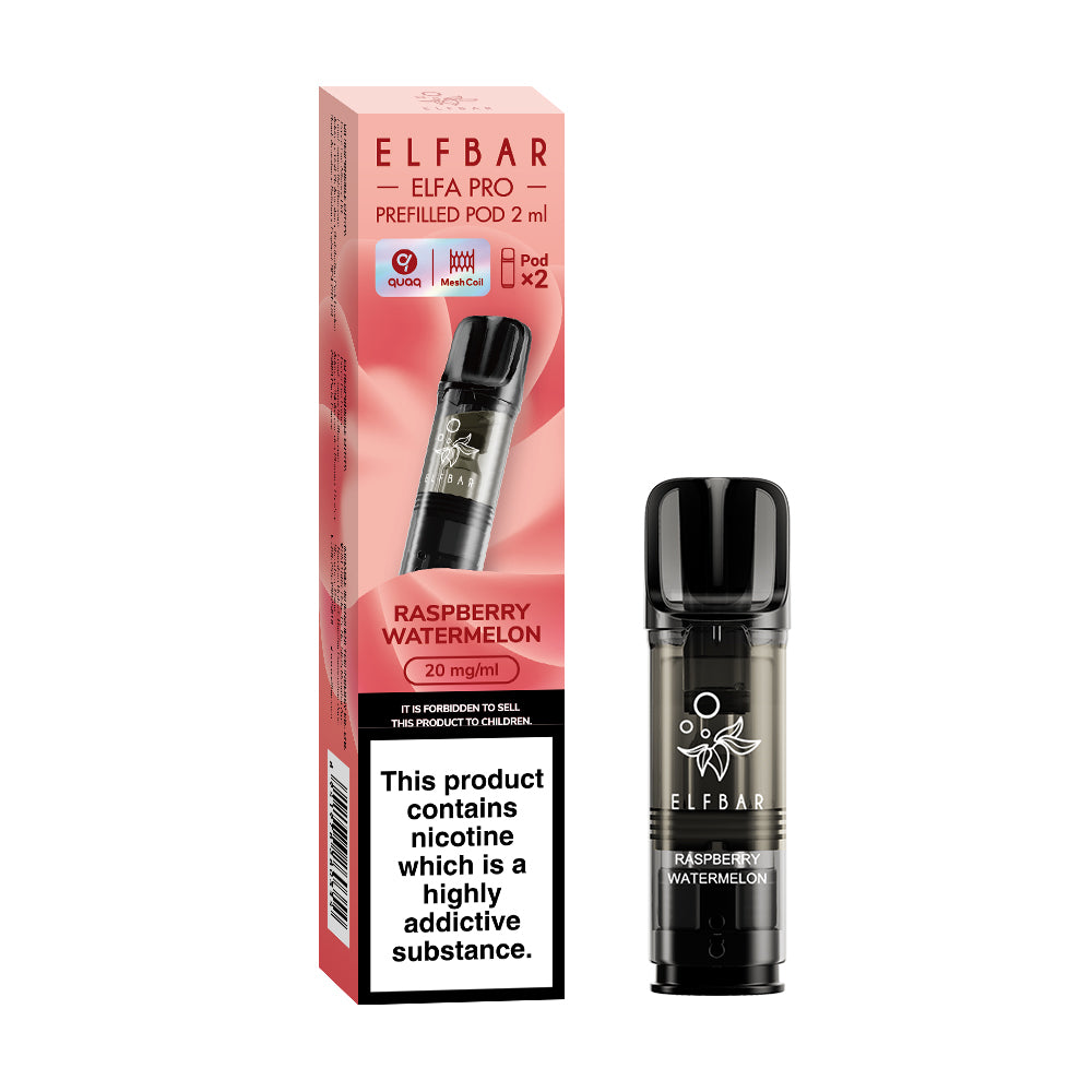 Elf Bar Elfa Pro Prefilled Pods 2pcs - Raspberry Watermelon - Single