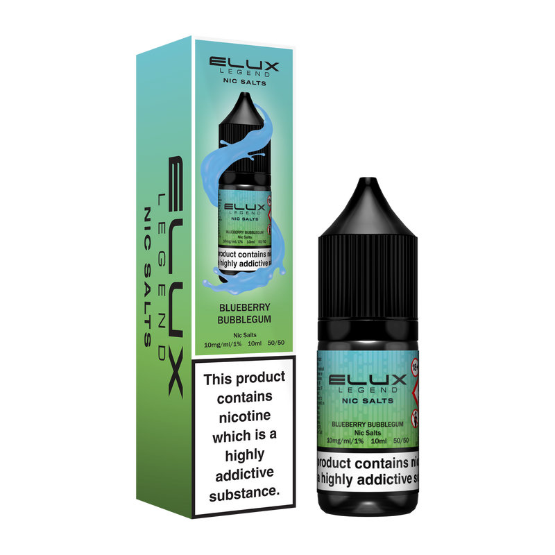 Blueberry Bubblegum Nic Salt by Elux - Nic Salts UK