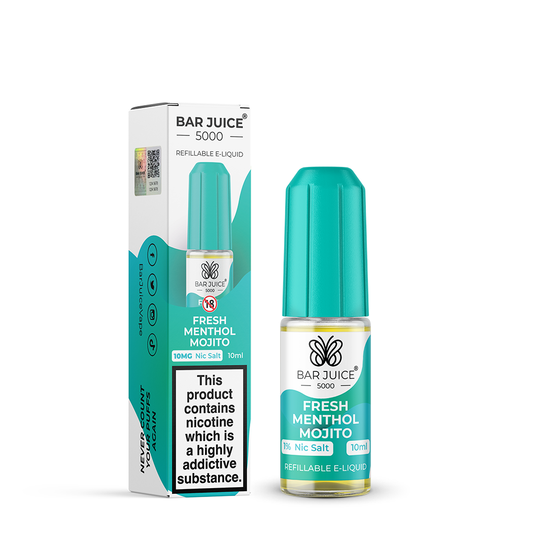 Bar Juice 5000 Fresh Menthol Mojito 10ml Nic Salt