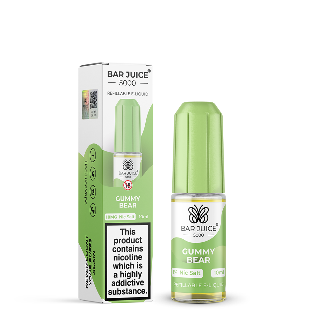 Bar Juice 5000 Gummy Bear 10ml Nic Salt - 10mg