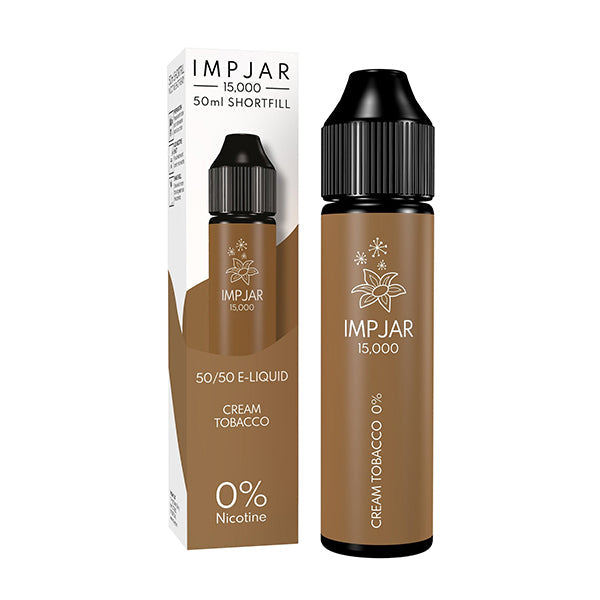 Cream Tobacco E-Liquid by Imp Jar - Short Fills UK