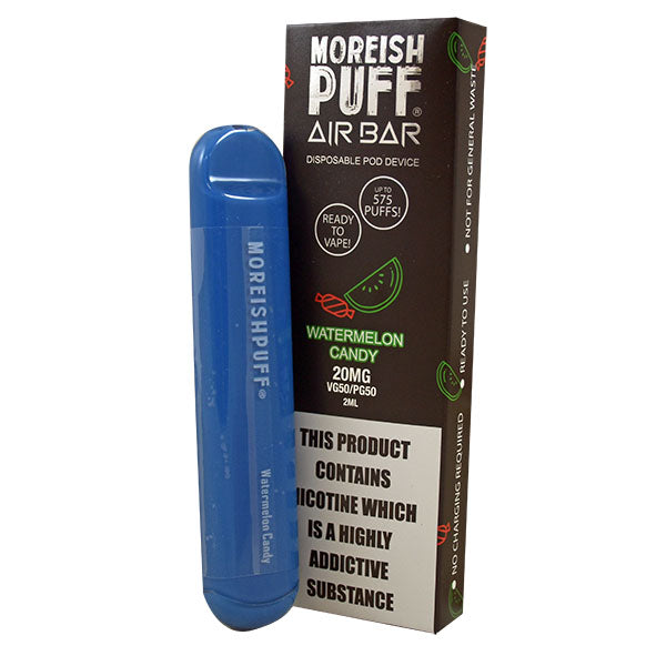 Moreish Puff Air Bar Watermelon Candy Disposable Pod Device