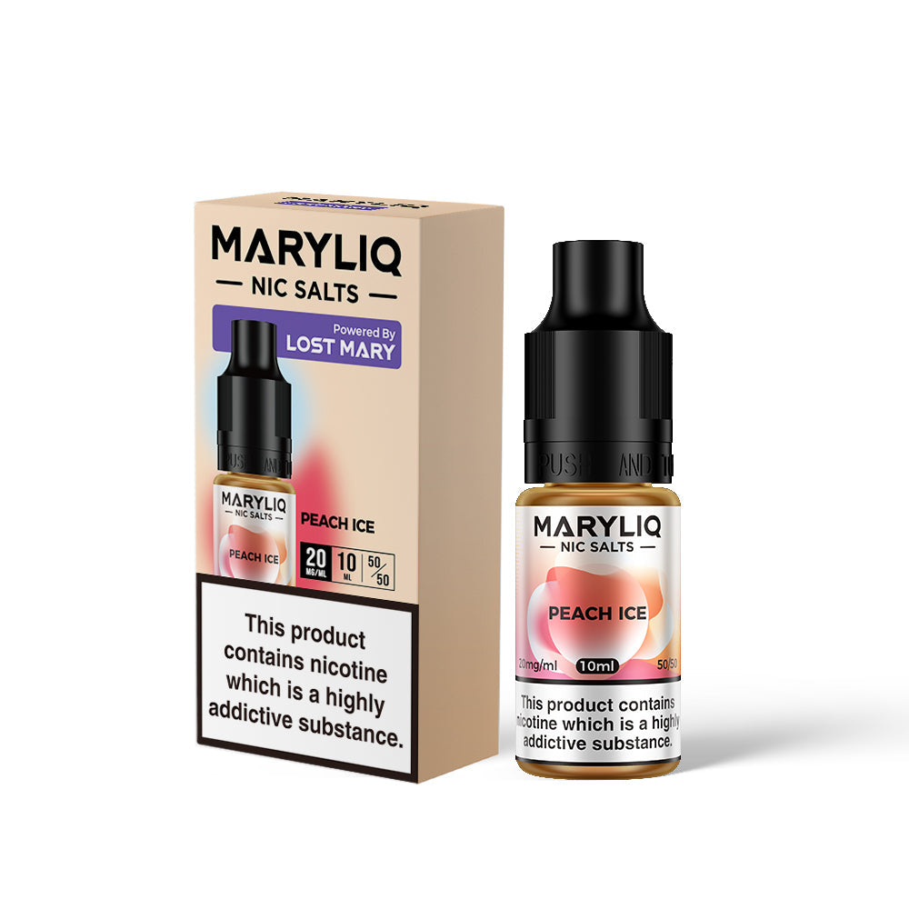 Lost Mary Maryliq Peach Ice Nic Salt 10ml