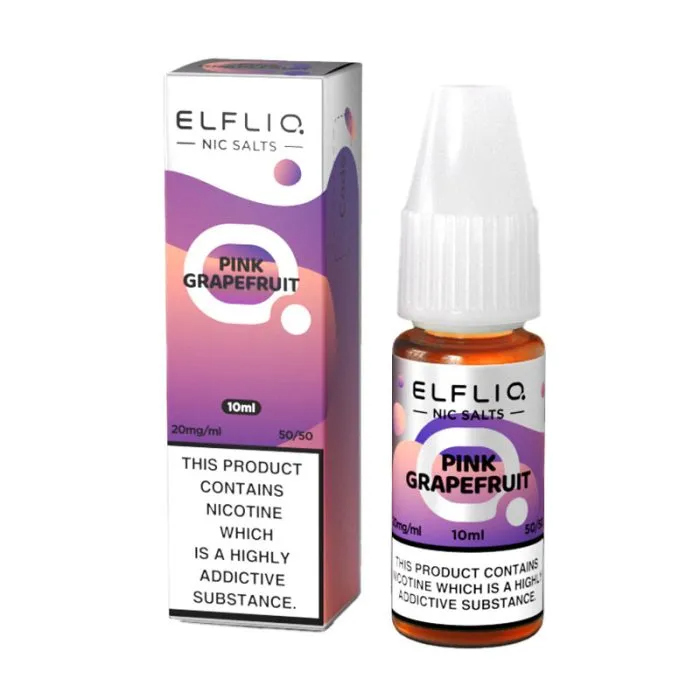 ELFLIQ Official Elf Bar Nic Salt 10ml Pink Grapefruit 10mg