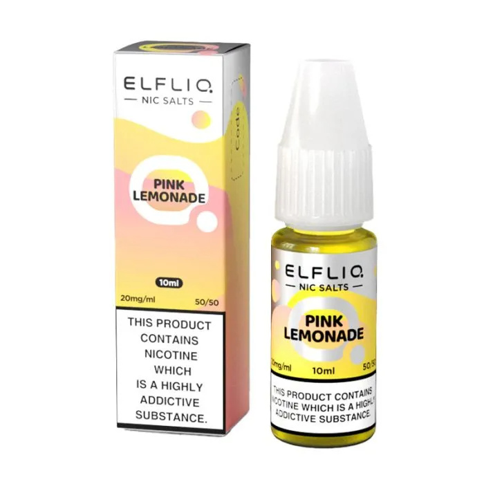 ELFLIQ Official Elf Bar Nic Salt 10ml Pink Lemonade 10mg