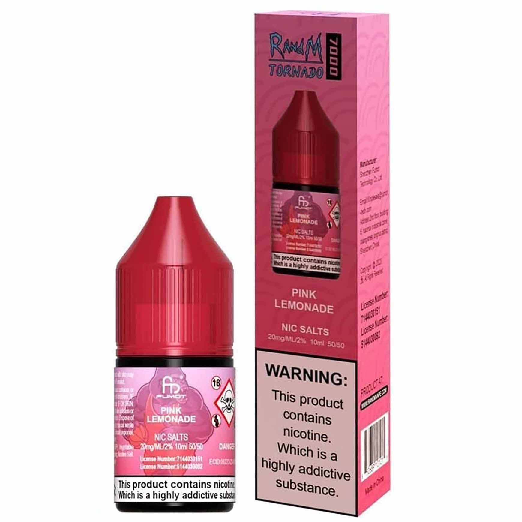 RandM 7000 Pink Lemonade 10ml Nic Salt