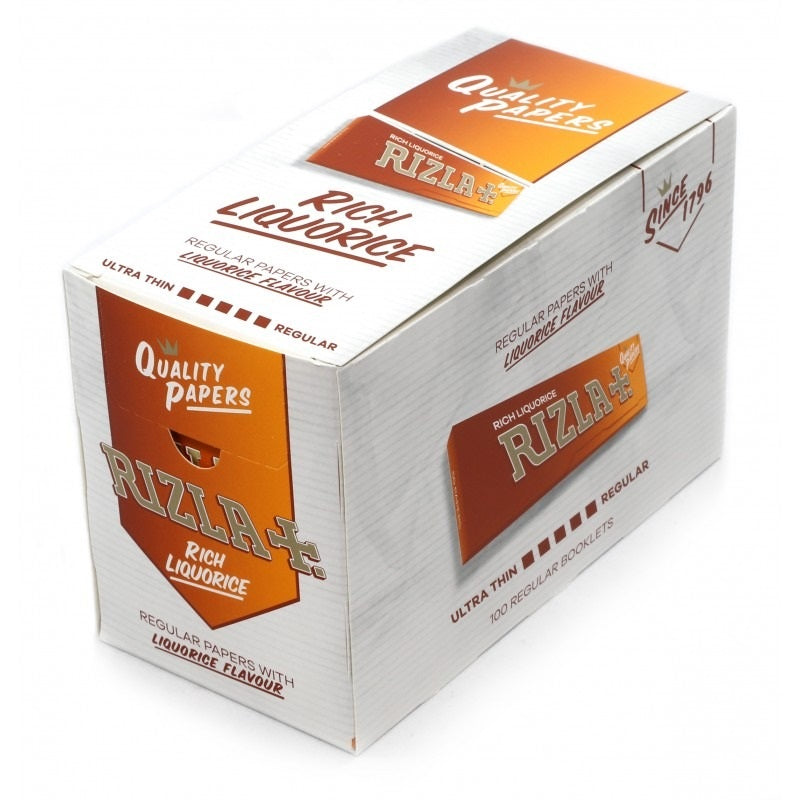 Rizla + Rich Liquorice Rolling Papers (100pcs)