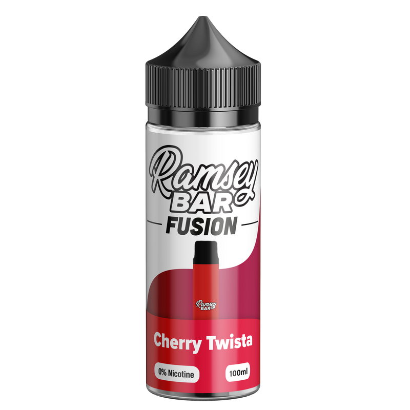 Ramsey Bar Fusion Cherry Twista 100ml Short Fill E-Liquid