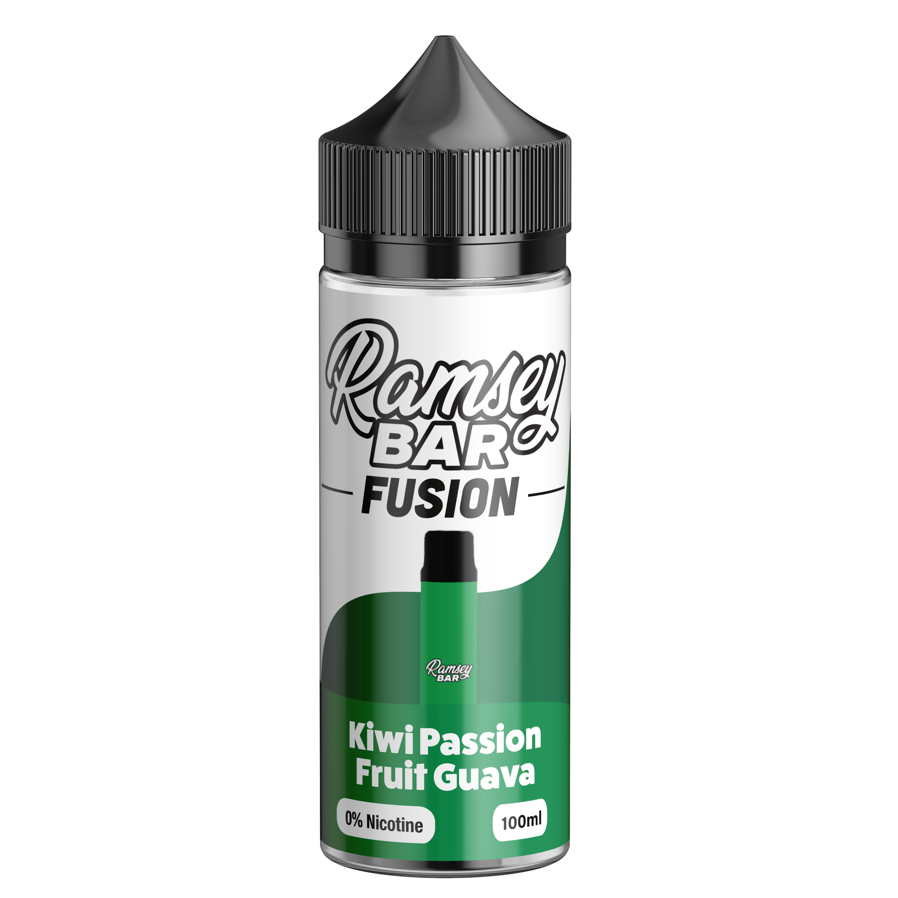 Kiwi Passion Fruit Guava E-Liquid by Ramsey E-Liquids - Short Fills UK