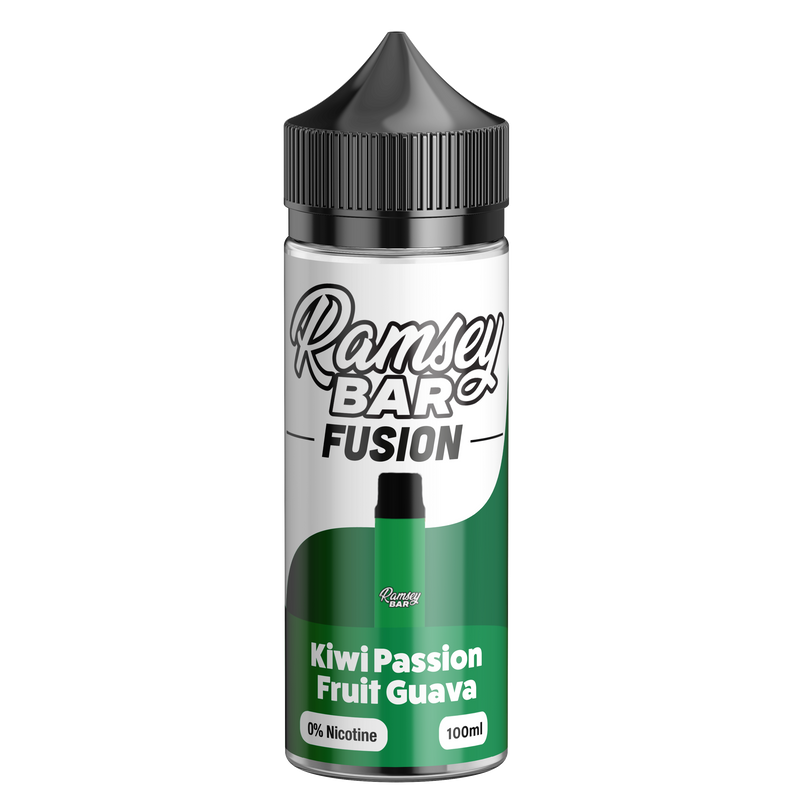 Kiwi Passion Fruit Guava E-Liquid by Ramsey E-Liquids - Short Fills UK