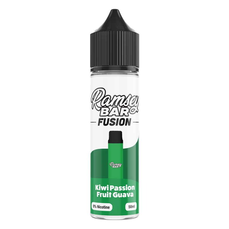 Kiwi Passion Fruit Guava E-Liquid by Ramsey E-Liquids - Short Fills UK