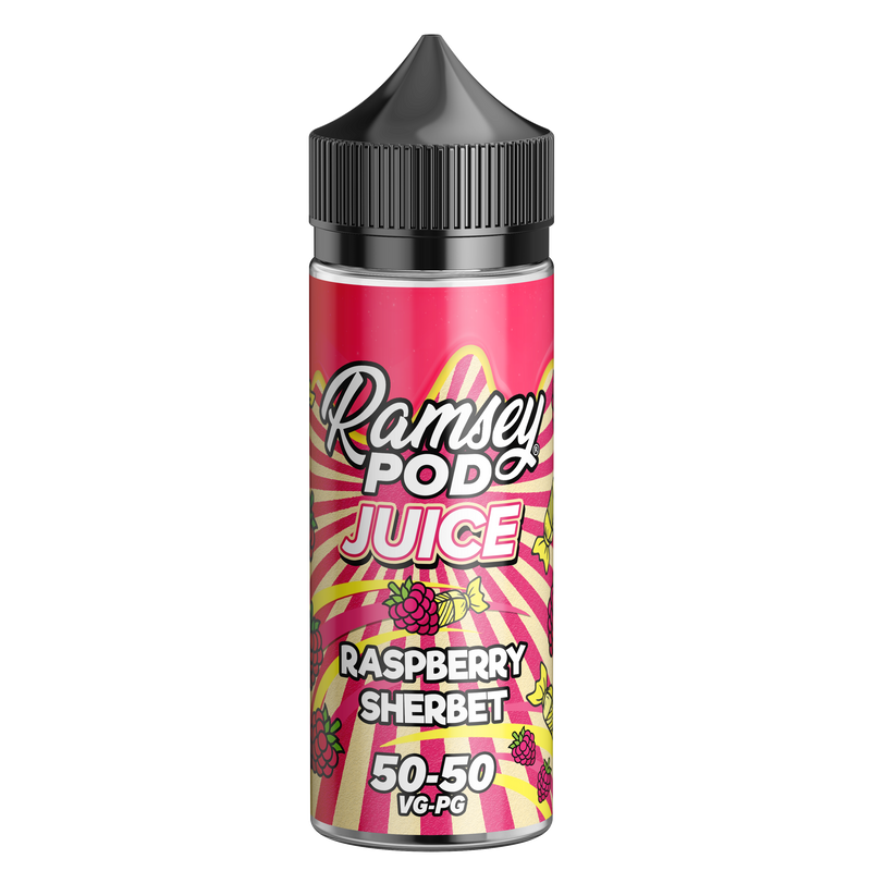 Raspberry Sherbet E-Liquid by Ramsey E-Liquids - Short Fills UK