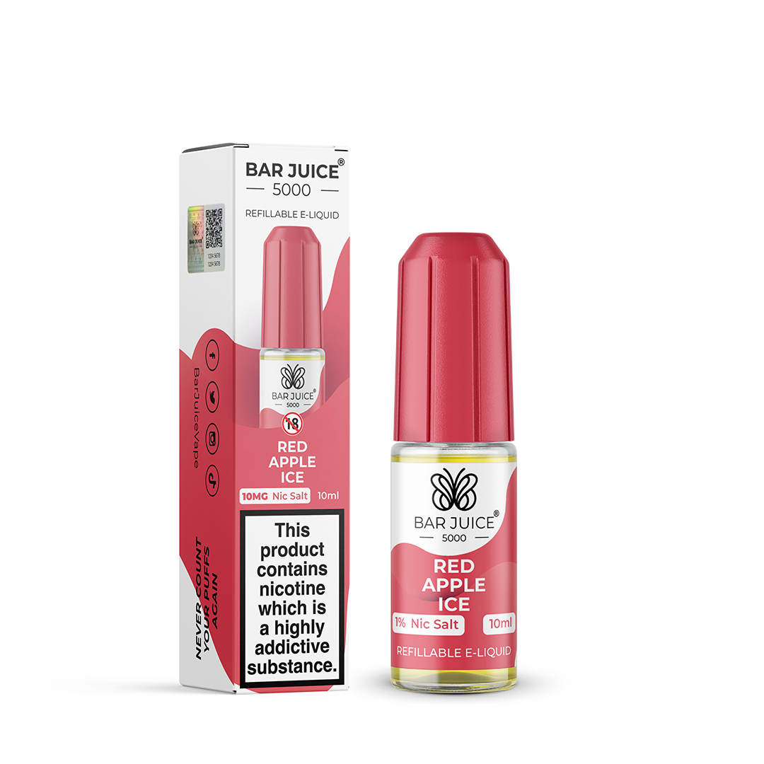 Bar Juice 5000 Red Apple Ice 10ml Nic Salt - 10mg