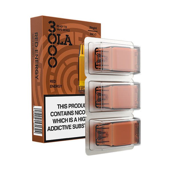 OLA 3000 Prefilled Pods 20mg (3pcs) - Red Energy