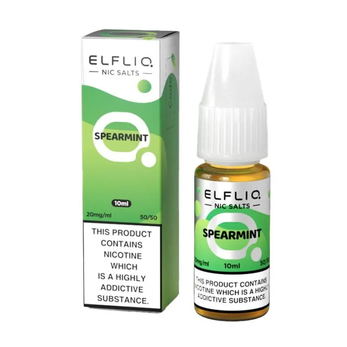 ELFLIQ Official Elf Bar Nic Salt 10ml Spearmint 10mg