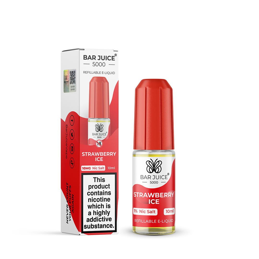Bar Juice 5000 Strawberry Ice 10ml Nic Salt - 10mg