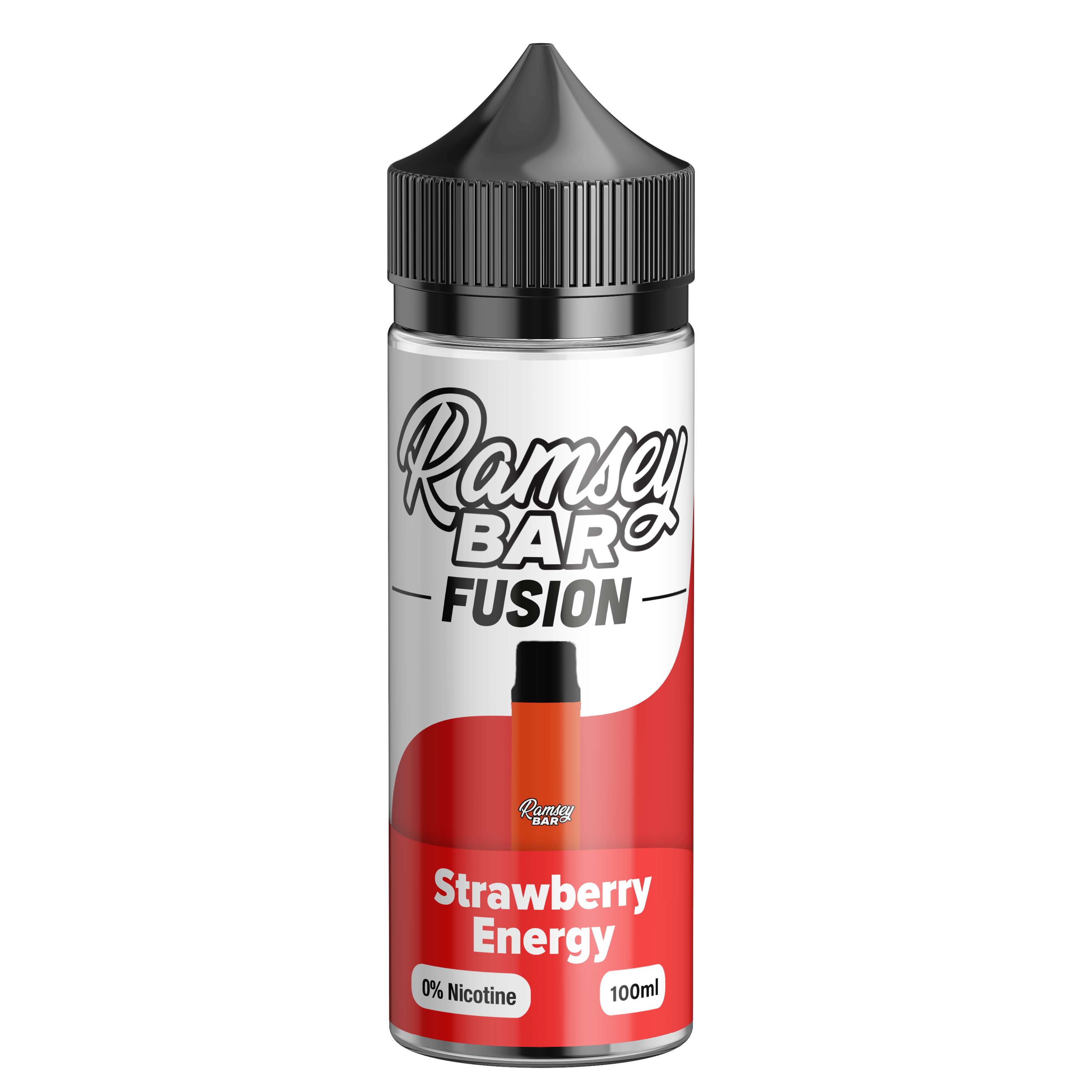 Ramsey Bar Fusion Strawberry Energy 100ml Short Fill E-Liquid
