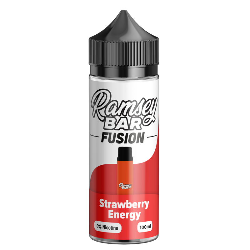 Ramsey Bar Fusion Strawberry Energy 100ml Short Fill E-Liquid