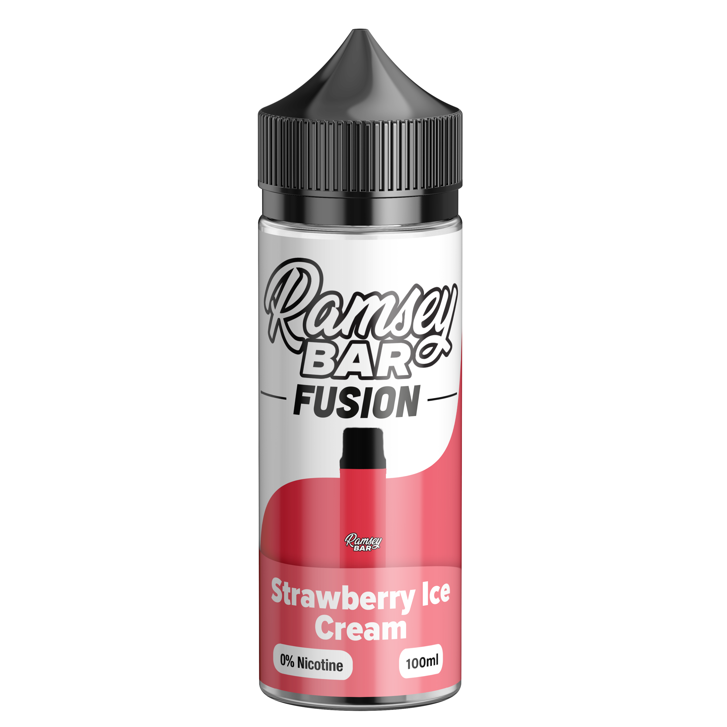 Ramsey Bar Fusion Strawberry Ice Cream 100ml Short Fill E-Liquid