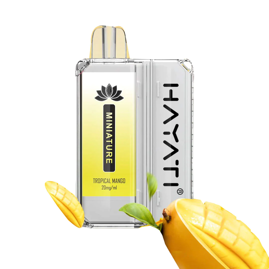 Hayati Miniature 600 Pod Kit Battery & Pod (Pack of 5) - Tropical Mango