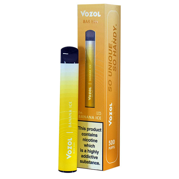Vozol Bar 500 Banana Ice Disposable Pod Device