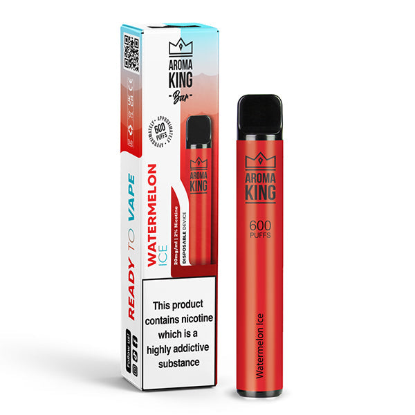 Aroma King Disposable Vape Device - Strawberry Ice - 0mg