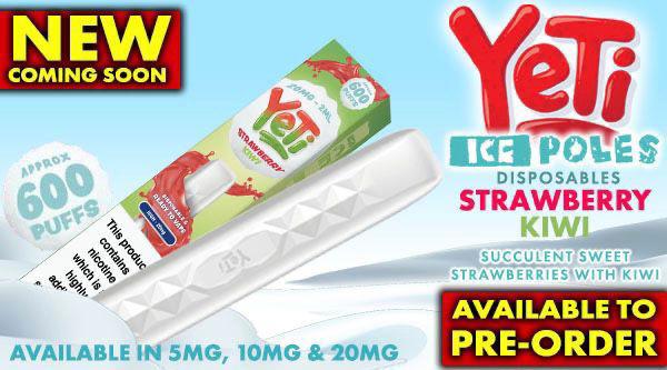 YeTi Ice Poles Strawberry Kiwi  Disposable Vape
