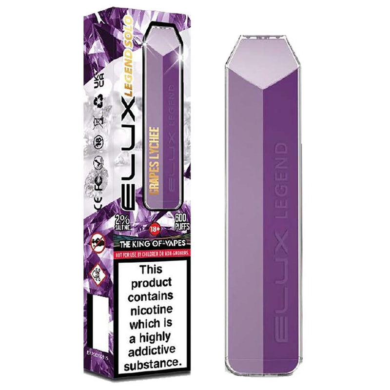 ELUX Legend Solo Disposable Grapes Lychee