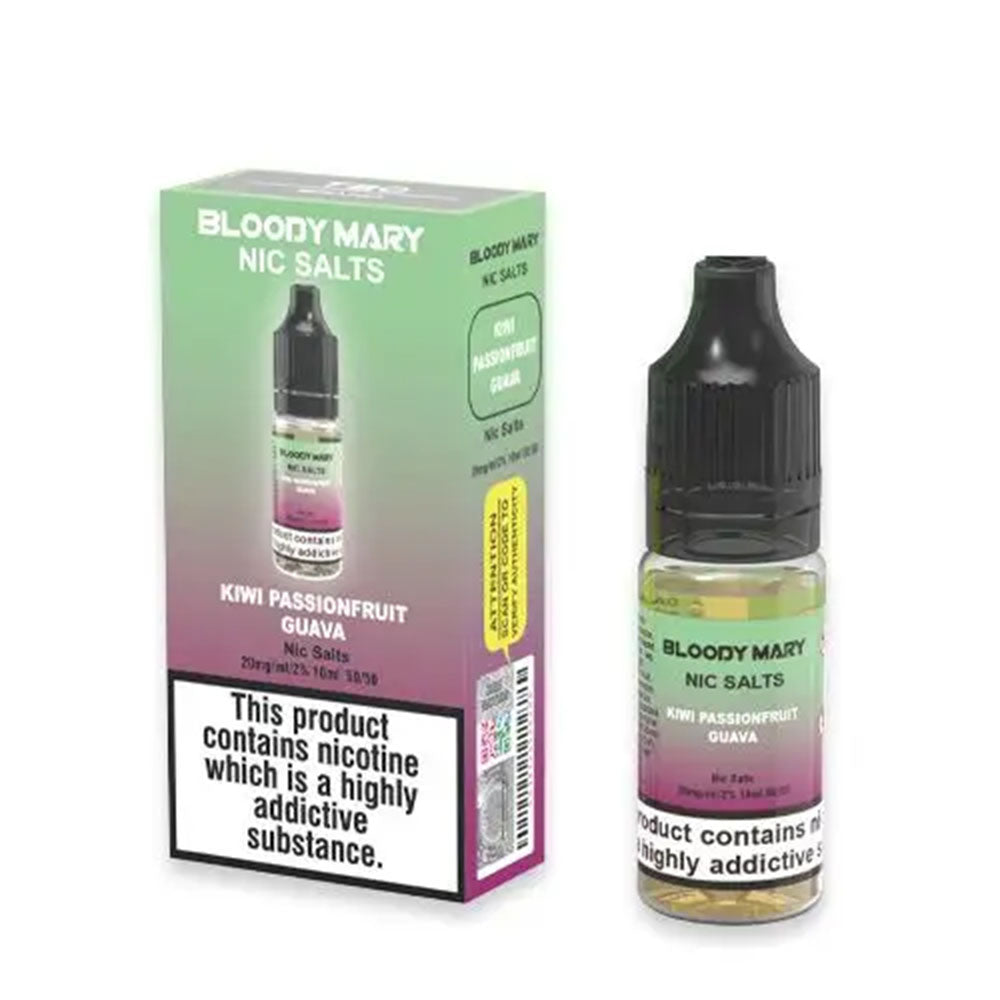 Bloody Mary Kiwi Passion Fruit Guava 10ml Nic Salt