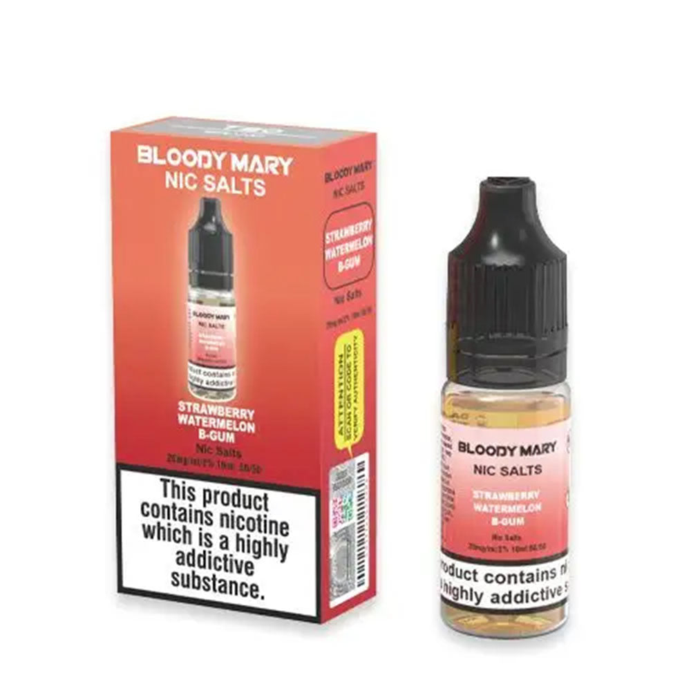 Bloody Mary Strawberry Watermelon B-Gum 10ml Nic Salt