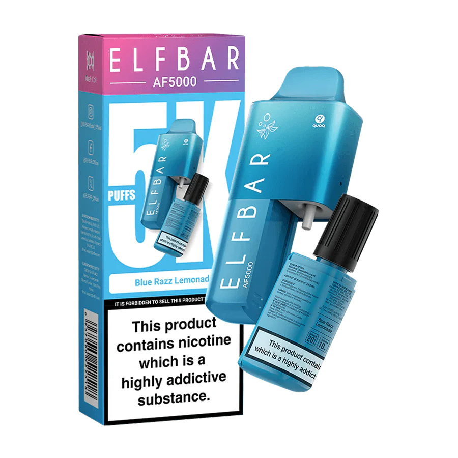 Elf Bar AF5000 Disposable Vape - Blue Razz Lemonade