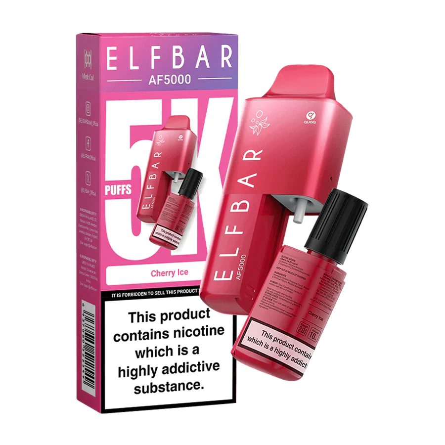 Elf Bar AF5000 Disposable Vape - Cherry Ice