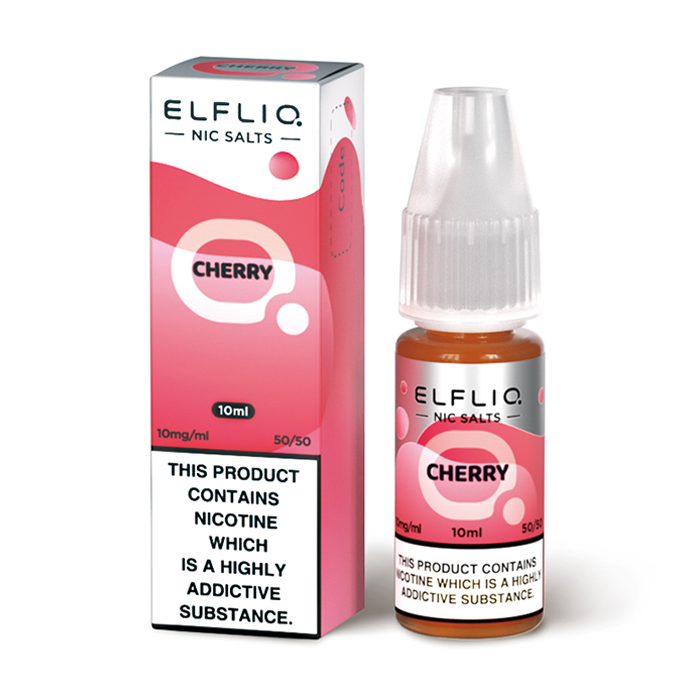 ELFLIQ Official Elf Bar Nic Salt 10ml Cherry 10mg