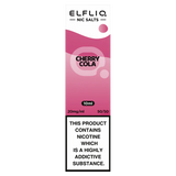 ELFLIQ Official Elf Bar Nic Salt 10ml Cherry Cola 10mg
