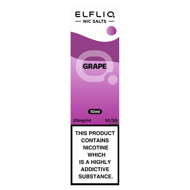 ELFLIQ Official Elf Bar Nic Salt 10ml Grape