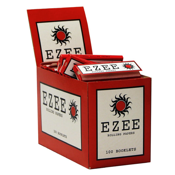 EZEE Cut Corners Red Regular Rolling Papers (100pcs)
