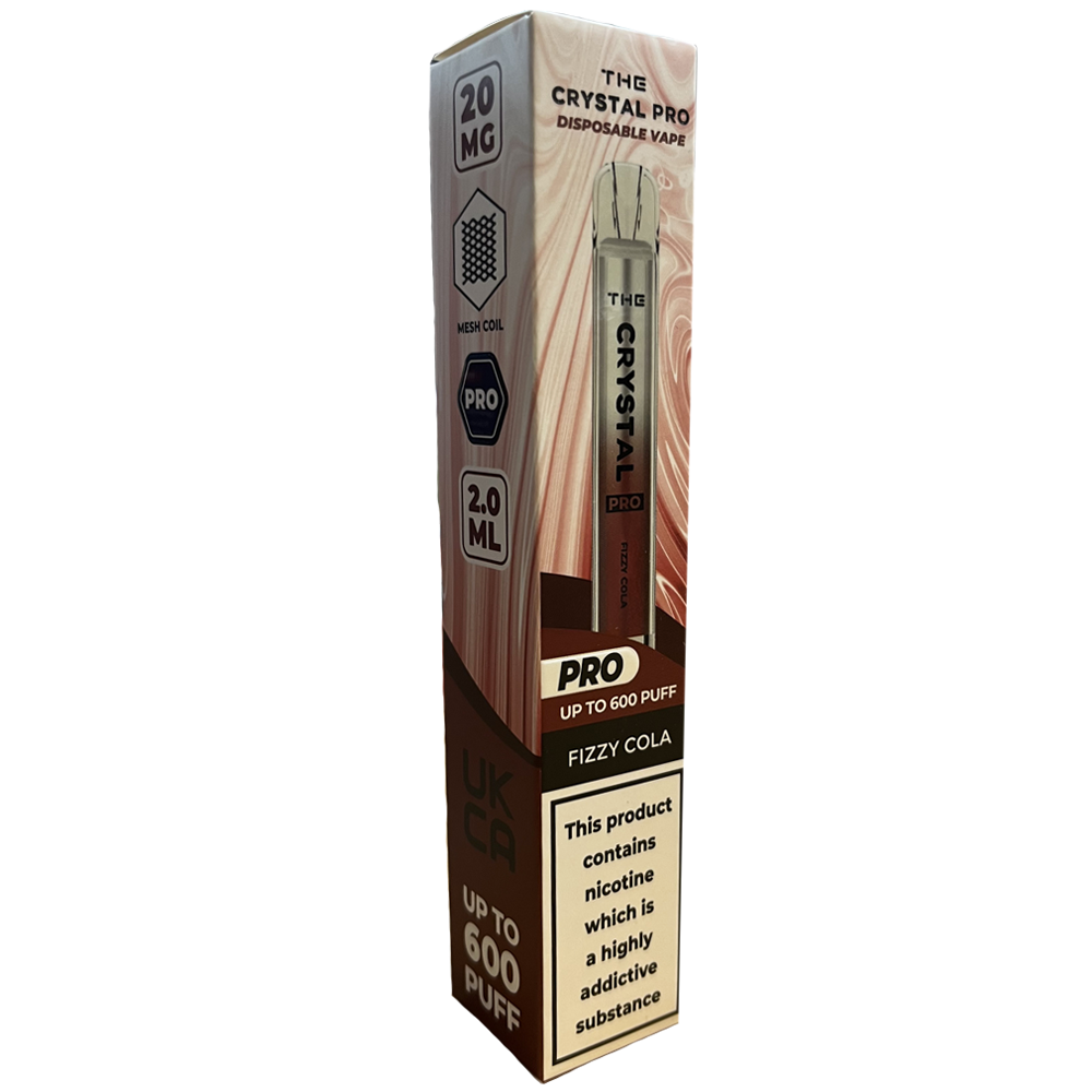 The Crystal Bar Pro Disposable Vape Device - Fizzy Cola