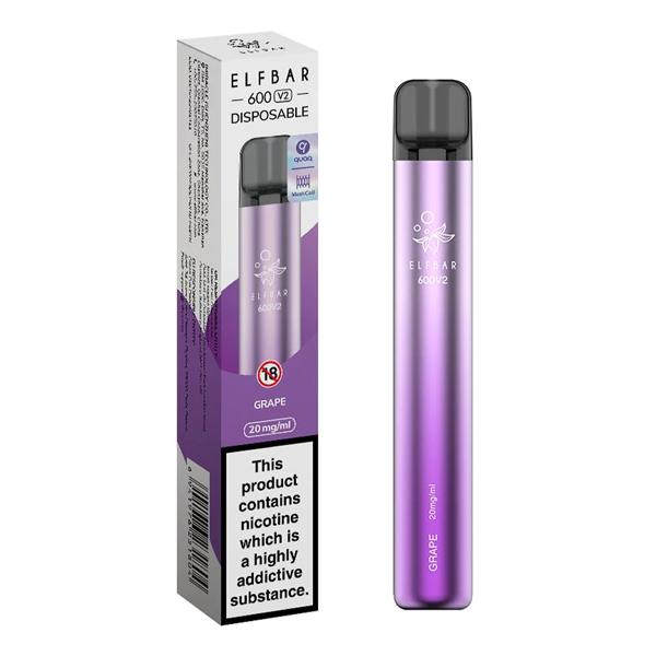 Elf Bar 600 V2 Disposable Vape 20mg