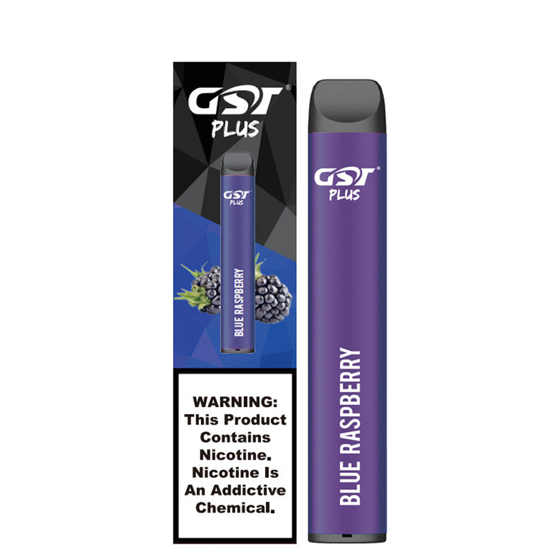 GST Plus Blue Raspberry Disposable Vape Device 20mg
