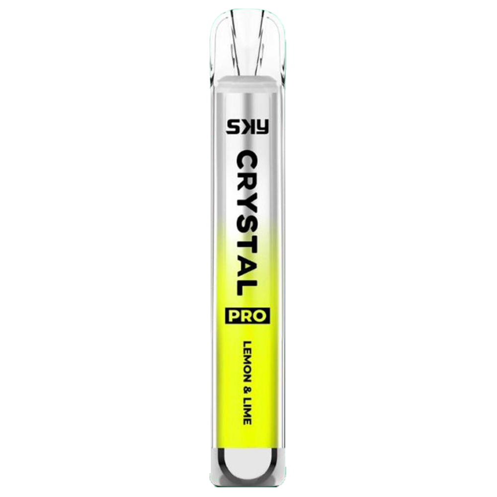 The Crystal Bar Pro Disposable Vape Device - Lemon & Lime