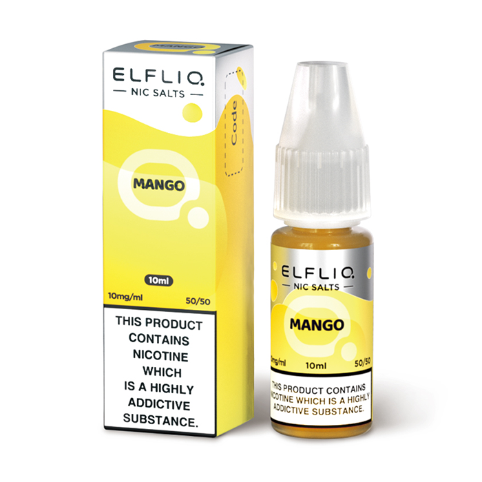 ELFLIQ Official Elf Bar Nic Salt 10ml Mango 10mg
