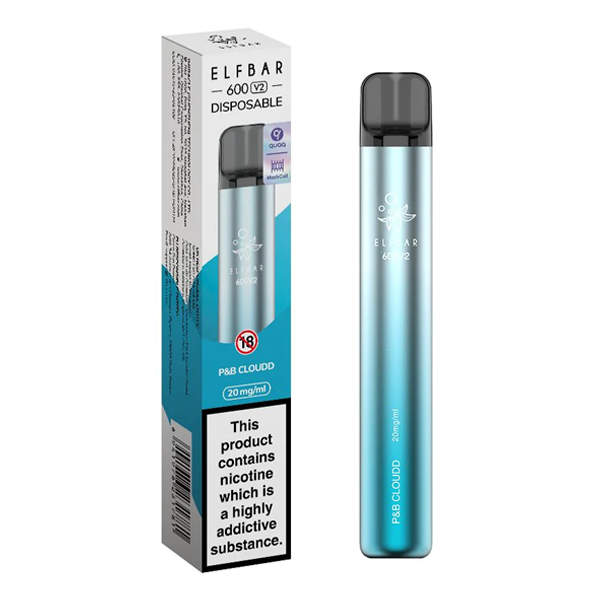 Elf Bar 600 V2 Disposable Vape 20mg - P&B Cloud