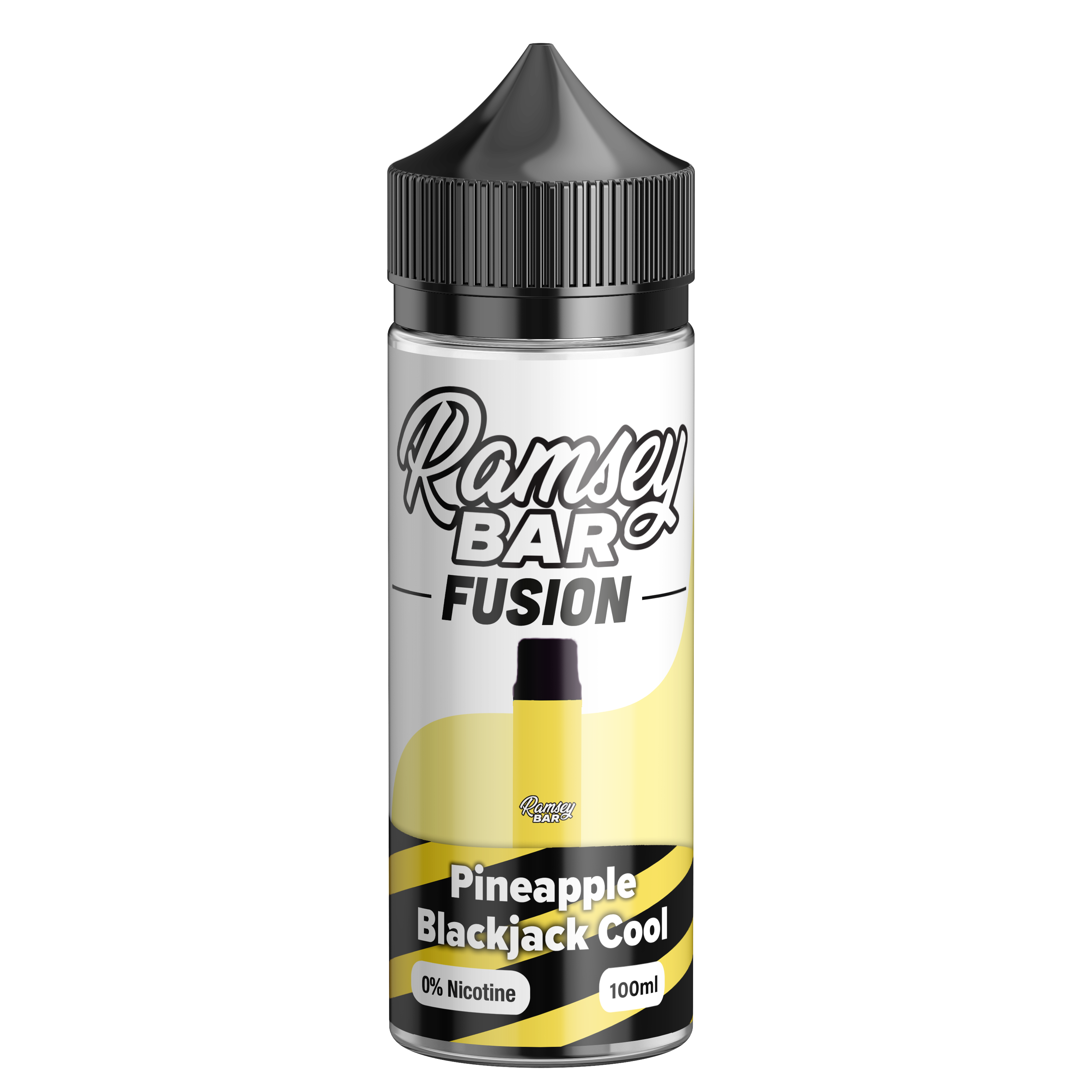 Ramsey Bar Fusion Pineapple Blackjack Cool 100ml Short Fill E-Liquid