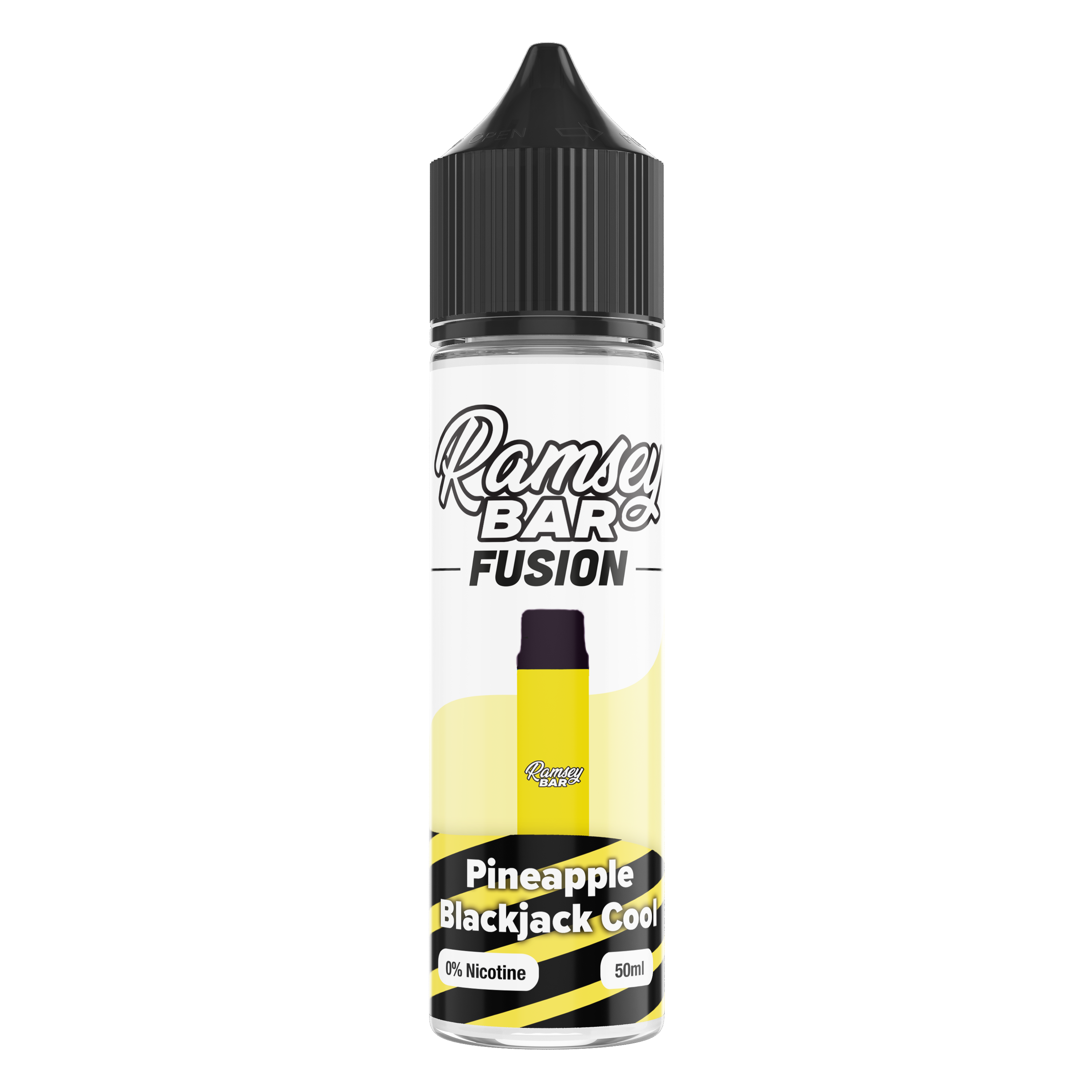 Ramsey Bar Fusion Pineapple Blackjack Cool 50ml Short Fill E-Liquid