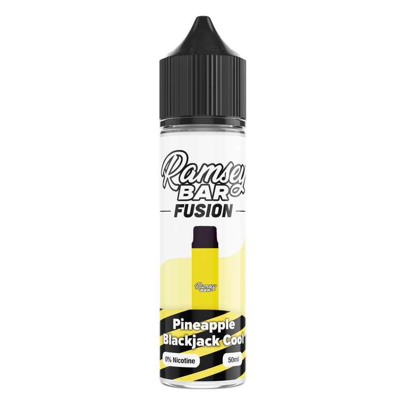 Ramsey Bar Fusion Pineapple Blackjack Cool 50ml Short Fill E-Liquid