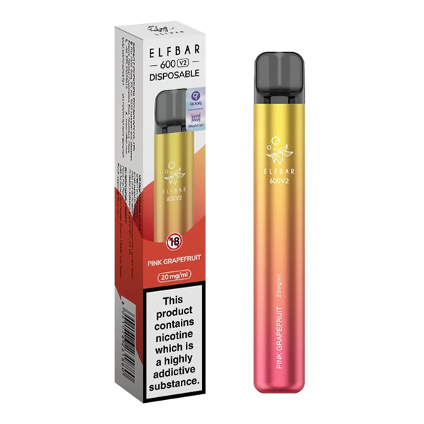 Elf Bar 600 V2 Disposable Vape 20mg